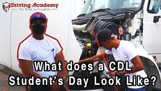 A Day in the Life of a CDL Student - Driving Academy