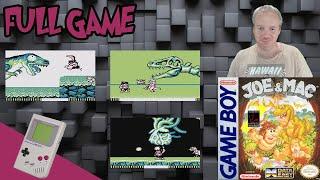 Joe & Mac - Game Boy Gameplay With Xenogear99 [FULL GAME] [4K 60FPS]