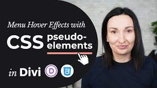 Divi Menu Customization - Underline Hover Effect with CSS pseudo-elements