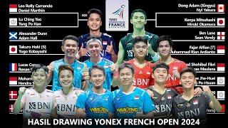 Hasil Drawing Yonex French Open 2024. Draw Ganda Putra Bau Banget #frenchopen2024 #franceopen2024