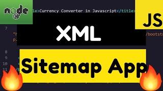 Node.js Express Domain or Website XML Sitemap Generator Online Tool Website Deployed on Website