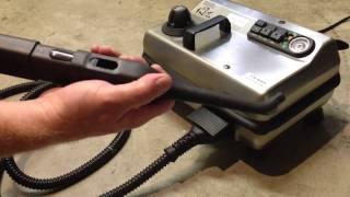 Steam cleaning grout using the VX 5000 steam cleaner