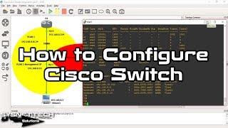 How to Configure Cisco Switch in GNS3 | SYSNETTECH Solutions