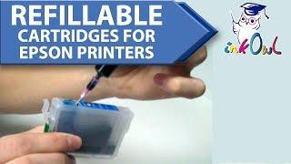 InkOwl Spongeless Refillable Cartridges for EPSON printers