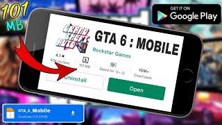 GTA 6 MOBILE ANDROID/IOS GAMEPLAY FAN MADE OPEN WORLD GAME  / TOP GTA 6 GAMEPLAY