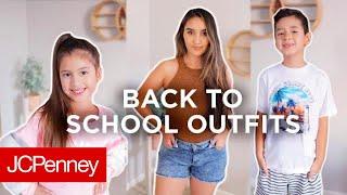 Family Back to School Outfits with Lizabeth Rebecca | JCPenney