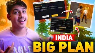 FREE FIRE'S BIG PLAN FOR INDIA  OB41 = BEST UPDATE  AUGUST BOOYAH PASS - Garena Free Fire