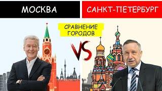 Москва vs Санкт-Петербург: сравнение городов