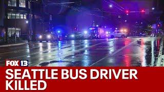 Bus driver stabbed, killed near UW in Seattle