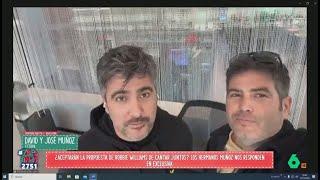 ¿Van a cantar los Estopa con Robbie Williams? Esto han respondido los hermanos Muñoz en Zapeando