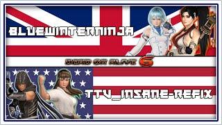 Dead Or Alive 6 First To 5: Blue Winter Ninja VS TTV_insane-Refix