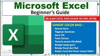 Panduan Pemula Belajar Excel  | Tutorial Dasar Dasar Excel | excel basics tutorial