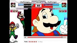 MUGEN MarioBrotherL1UP's Friends vs MarioBrotherL1UP x4