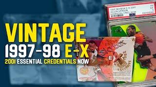 VINTAGE 1997-98 E-X 2001 Essential Credentials Now | Best Vintage Buy EVER?!