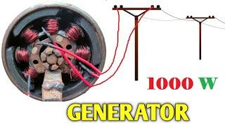 I turn Bike Coil into GENERATOR || 220 volts~ DIY