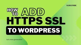 How To easily Add HTTPS SSL Certificate To WordPress Website