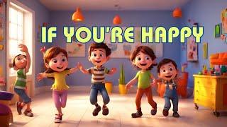 IF YOU'RE HAPPY  || CARTOON ||  Stare and  Moon, the best titli, dance joyfully under starlight."