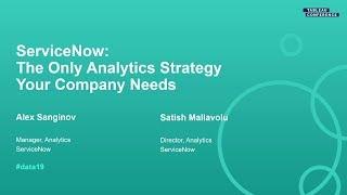 ServiceNow: The Only Analytics Strategy Your Company Needs