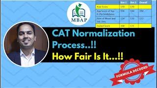 CAT Normalization Process Decoded..!!! How Fair Is It..!!