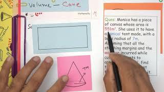 Example 9 Chapter 11 Class 9 | Surface Areas And Volumes - Cone | NCERT Maths