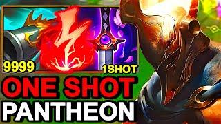 WILD RIFT CHINA PANTHEON JUNGLE - 22KILL ONE SHOT BURST PANTHEON BUILD RUNES