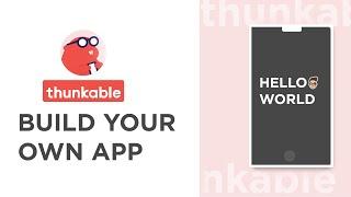 How to create an app for free without coding in just 5 minutes | App development using Thunkable