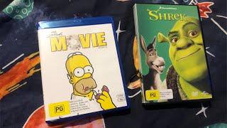 Let’s Unbox! - The Simpsons Movie (2007) Blu-ray & Shrek (2001) DVD