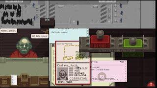 Papers, Please speedrun - ending 19 - 02:49:33 (old WR) Single Segment [Annotated]
