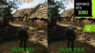 The Witcher 3 Next Gen | RTX 3080 4K DLSS 3.1.1 vs DLSS 3.5.0 - Image Quality/Performance Comparison