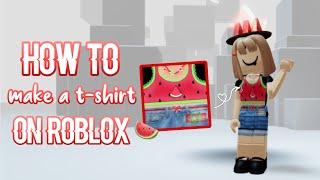 How to create a t-shirt on Roblox! (Done on iPad) ️