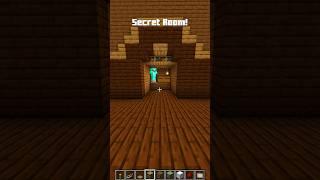 Minecraft Easy Secret Room #shorts