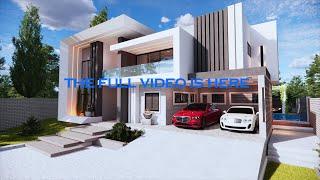 Spectacular 6 bedroom modern house design        ID3900