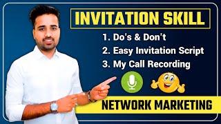 लोगो को Invite कैसे करें || How To Invite People In Network marketing || FLP Gaurav Kumar