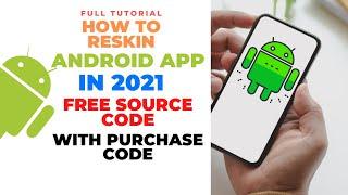 How To Reskin Android App In Android Studio In 2021| Android App Tutorial In Urdu/Hindi| Full Detail