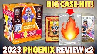 *THIS BOX WAS INSANE (HUGE CASE-HIT)! * 2023 Panini Phoenix Football FOTL Hobby Box Review x2