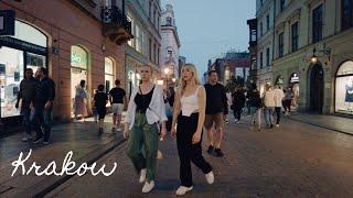 Krakow Poland Walking Tour 4k  Rynek Glowny, Tourist Attractions, Summer Vibes 2022