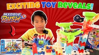 Unboxing vtech MARBLE RUSH GAME ZONE family fun!