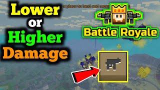 Battle Royale Weapon Damage Differences? - Pixel Gun 3D