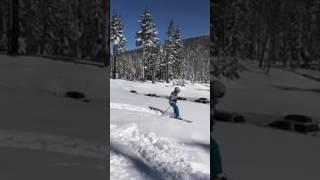 My first back flip on skis!