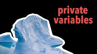 iceberg 001. PRIVATE VARIABLES - GameMaker advanced tutorial