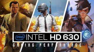 Intel HD 630 Gaming Performance 2017!