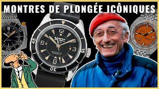 ICONIC DIVING WATCHES : (Cousteau, Piccard ...) 