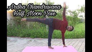 How to do Ardha Chandrasana or Half Moon Pose in hindi with PriyVimal