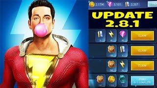 Injustice 2 Mobile. Update 2.8.1 Review. SHAZAM! One New Character and Ton of Old Bugs...