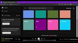 Spotify Clone Project |  HTML, CSS Project | Web Development Project