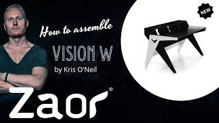 How to Assemble Zaor Vision W Studio Desk by Kris O'Neil