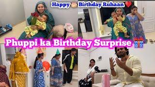 Saba ne Mumbai aate hi  Ruhaan k Birthday Celebration Surprise diya | Saba ibrahim | Shoaib ibrahim