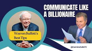 Warren Buffett's Top COMMUNICATION Tips