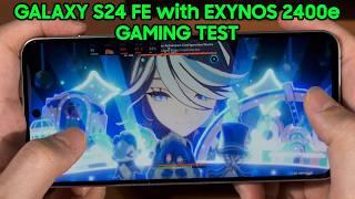 Gaming test - Samsung Galaxy S24 FE with the Exynos 2400e!