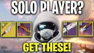 10 MUST HAVE Weapons For ALL SOLO Players In The Revenant Episode Destiny 2 (Weapon Guide)